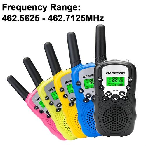 2pcs bf t3 professional two way radio uhf 22 channels long range handheld portable walkie talkie for outdoor camping hiking christmas birthday gift for adults men boyfriend