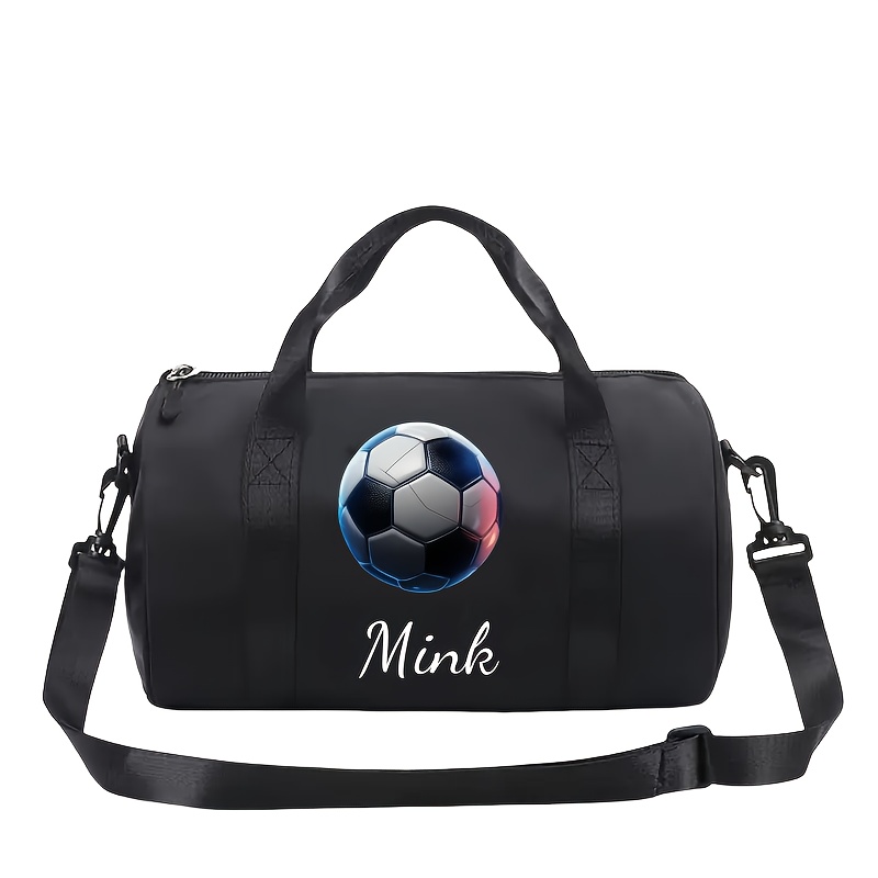 TEMU A Customizable Crossbody Allows For Personal Names, Holiday Greetings, Numbers, And Texts. It Features A Spacious Design, Is Foldable, Easy To