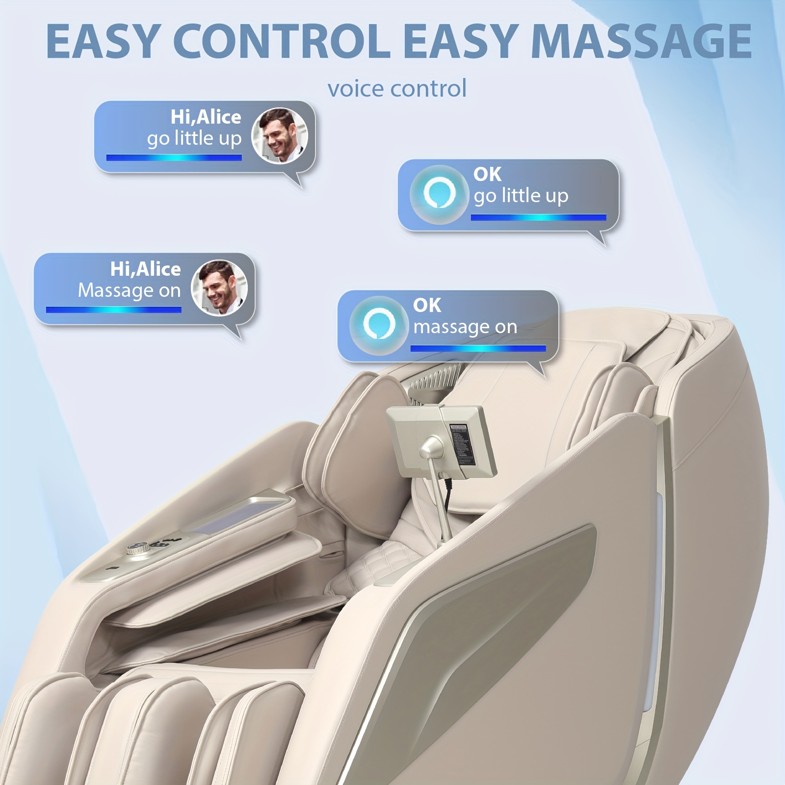 4d full body massage chair zero gravity massage recliner sl track with heat 15 massage   Product details 3