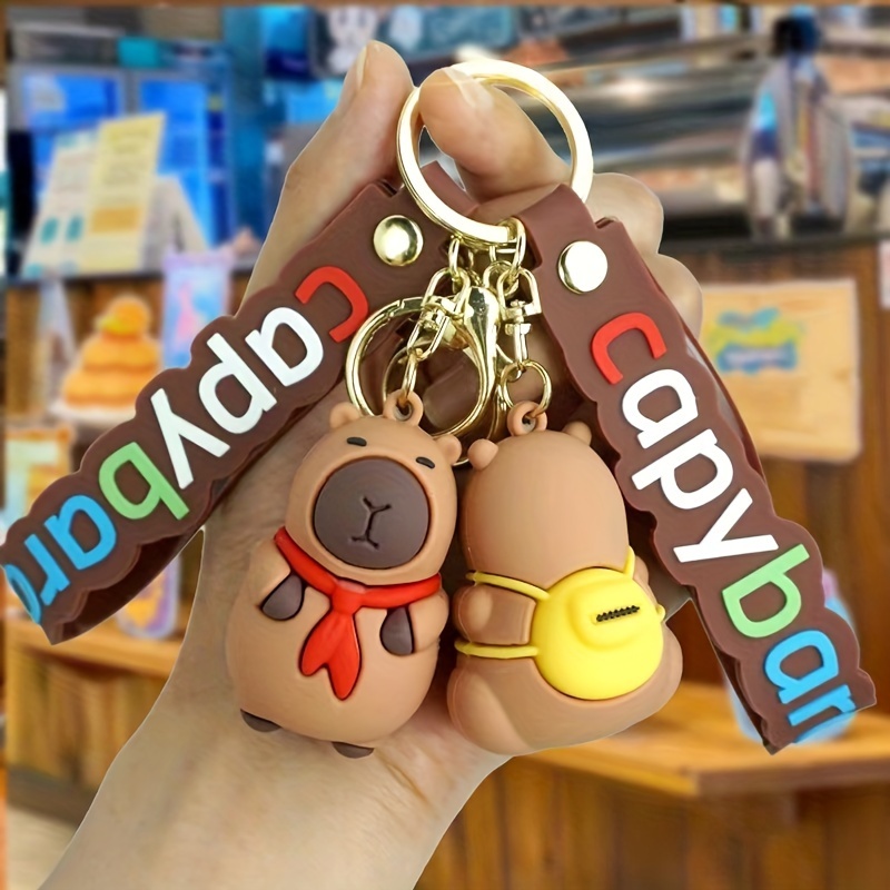 

Cuddly , Keychain Set - Silicone, Light Brown, Couples & Gifts