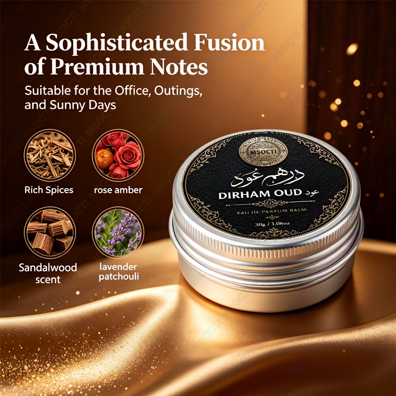   mens luxury perfume balm   long lasting oriental fragrance ideal for men in high end occasions and daily life