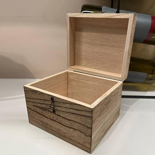 lidded storage bins wooden covered storage box solid wood container box wooden storage box used for storing jewelry jewelry watches or crafts as a box with a retro