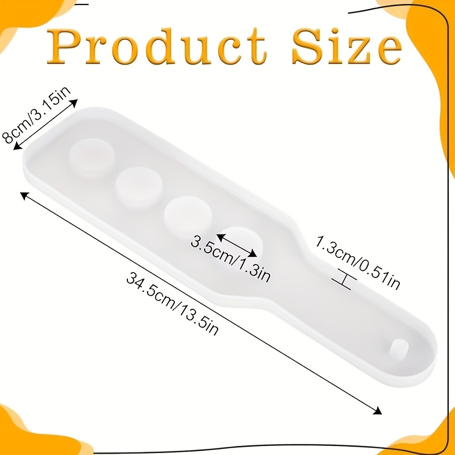 1pc Creative Coaster & Tray Clay/silicone Mold Suitable For Resin Casting, Diy Tray Making, And Craft Projects