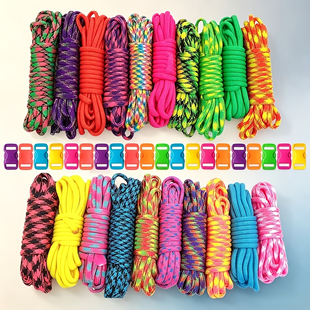 "handmade Braided 7-core Paracord Keychain And Outdoor Camping Multi-tool Set. A Great Gift!"