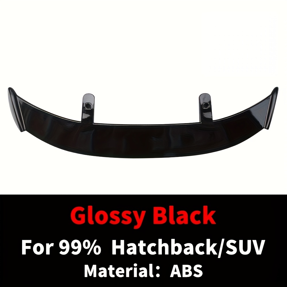 TEMU Universal Rear Spoiler Wing Tail For 99% Hatchback Car Suv Like For Kona For Renault Megane For Leaf For X1 X3 Golf For A3 Q3 Tuning