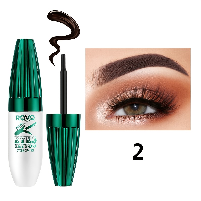 Off Tinted Eyebrow Tint, 3 Colors , Gentle & Non-irritating, Easy -off Application, Waterproof & , Long-, A Look, Portable, Long-lasting Hold, Includes Eyebrow Brush, , Suitable For