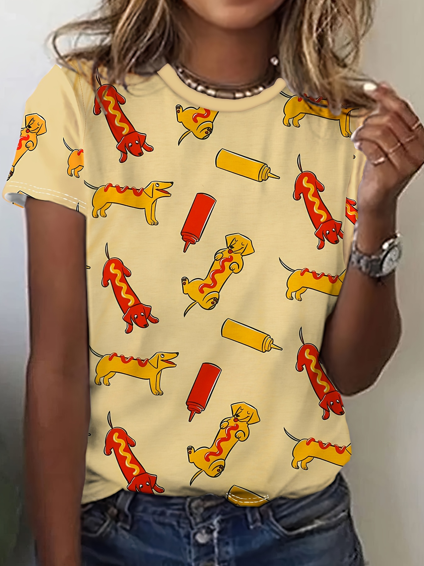 Tシャツ・カットソー [MARRON EDITION] Dachshund Graphic T-Shirt Dachshund - Unisex T-shirt – WeeShopyDog