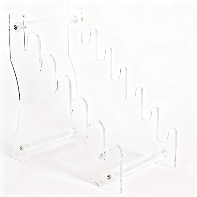 Image of 1pc Kitchen Transparent Knife Shelf For Kitchen/living Room Knife Storage Display