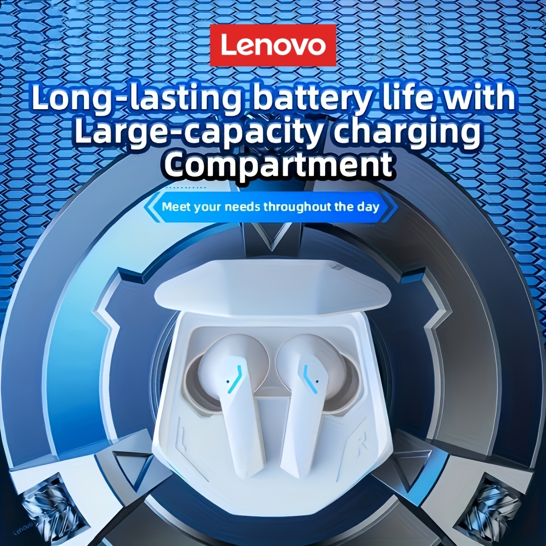 Alternative view of Auriculares Inalámbricos Lenovo GM2 PRO | Diseño Ergonómico, Experiencia de Sonido Inmersiva, Batería de Larga…