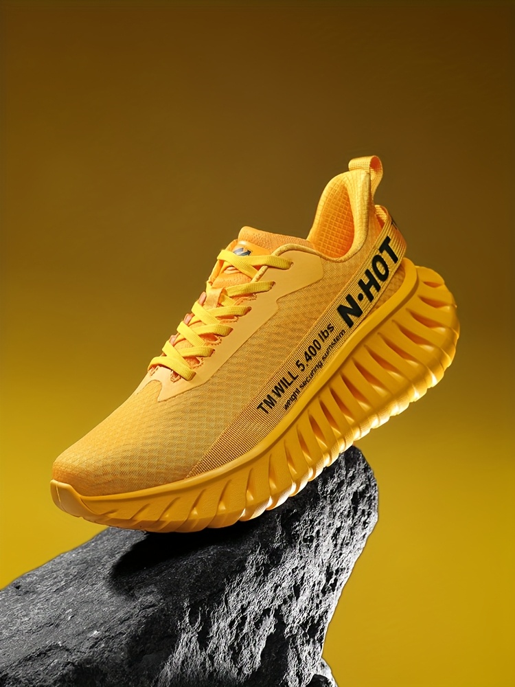 Sneakers, Men's Outdoor Trail Running Shoes, Breathable, Shock Absorption, Lightweight, Soft Sole, Training Mesh, Casual Fashion