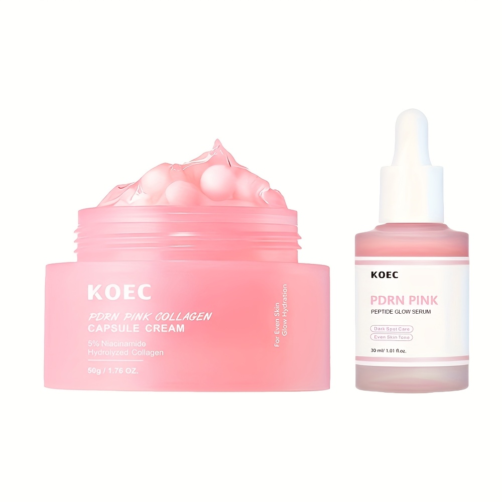 pink cream glow serum set hydrating moisturizing - Temu