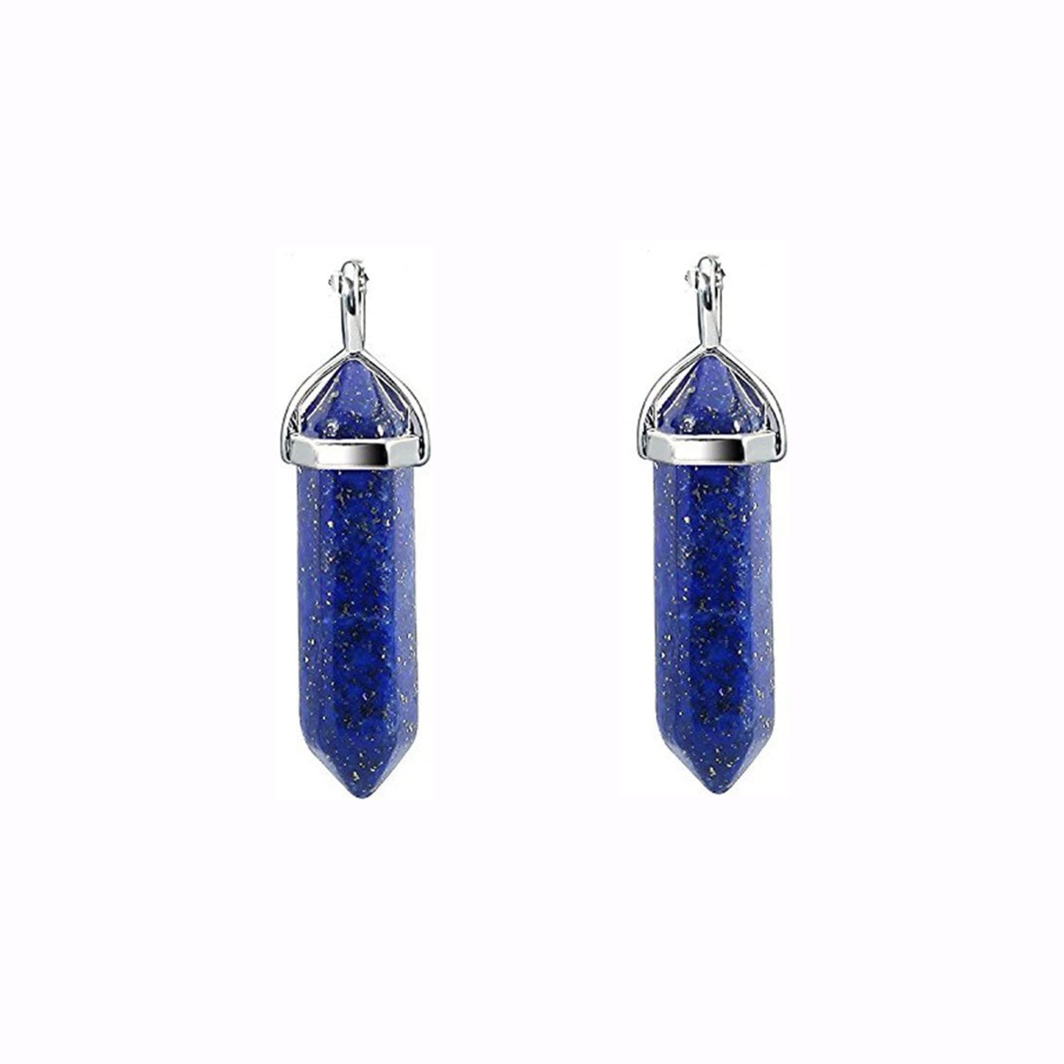 2/6pcs Natural Stone Crystal Hexagonal Column Necklace Pendant - Room Decoration Natural Crystal Rough Stone - Suitable For Jewelry Making Couple Crystal Necklace Gift