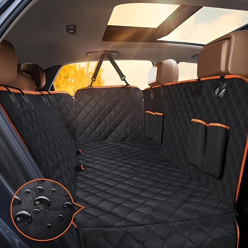 TEMU Hot Selling High-end Rear Seat Protective Cover Rear Hammock Rear Seat Dog Cover Suitable For Cars Trucks And Suvs Anti Slip Tear Resistant