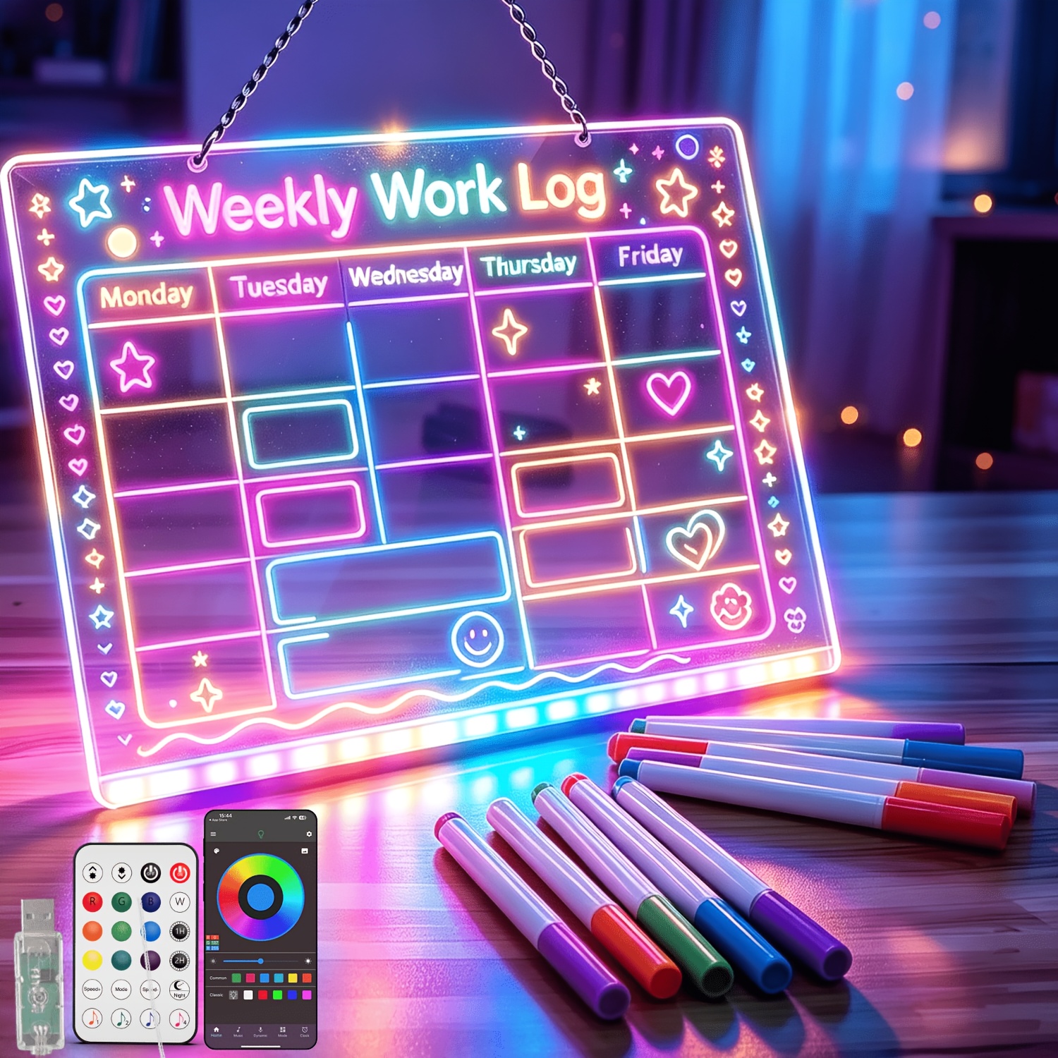 led pixel sold on Temu United States