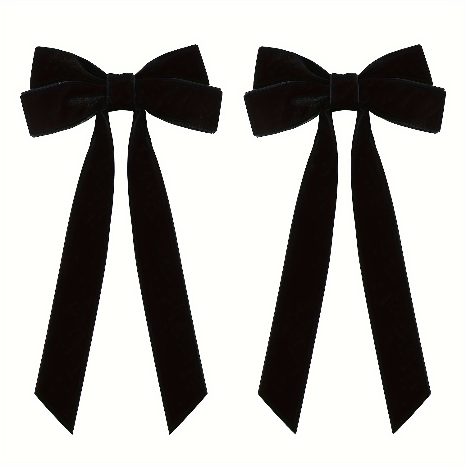 

2pcs Bow - Red Barrettes For & , For 's