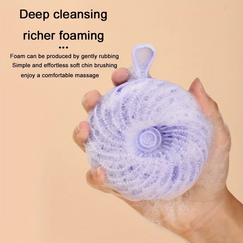 bathroom bath brush comfortable bathing and shaving magic wand double sided shower head massage brush suitable for back and body cleaning brushes Product details 3