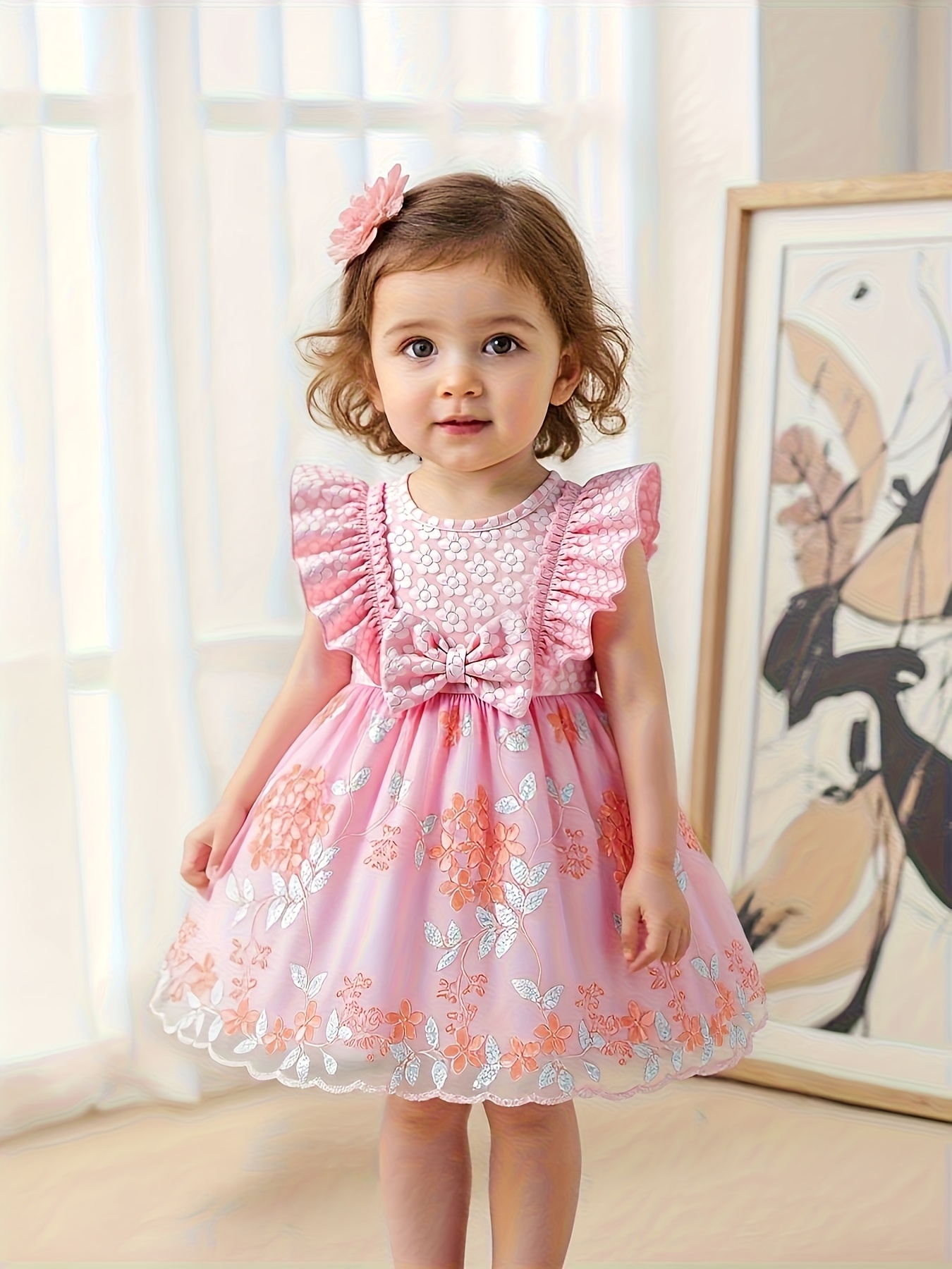 open lace back dress Baby Hearts Ballerina Dress