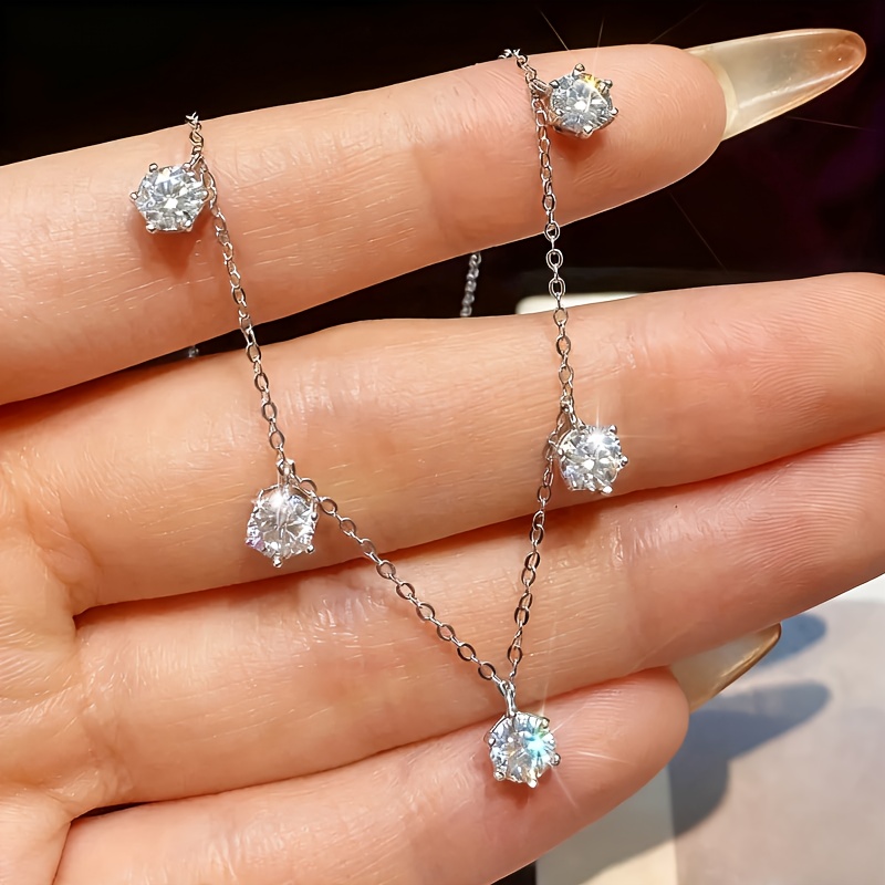 925 Silver Necklace with 14K Gold Plating, Stylish Design