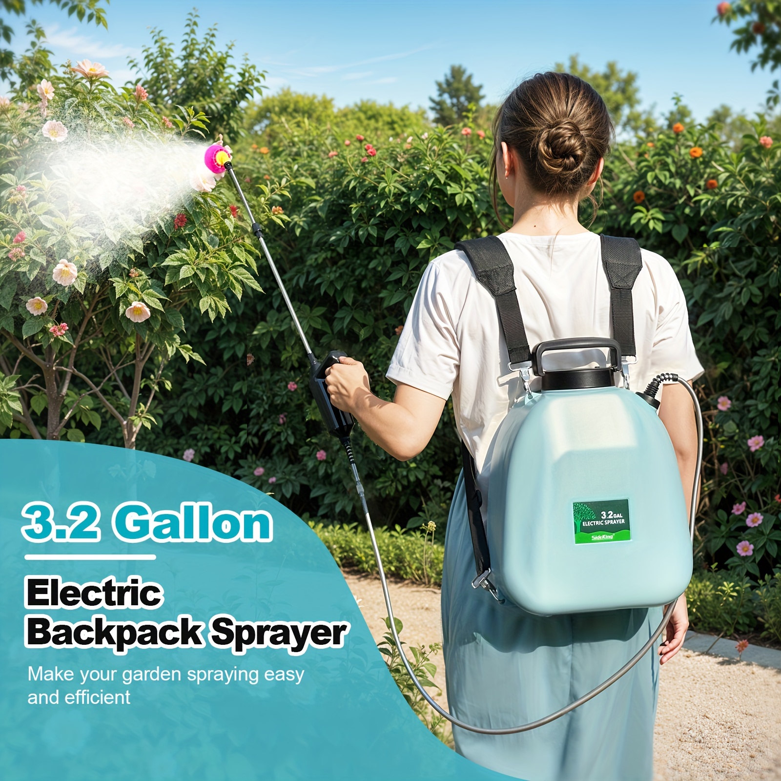 3.2gallon Pressure Sprayer Garden Garden Hose Sprayer Pump Temu