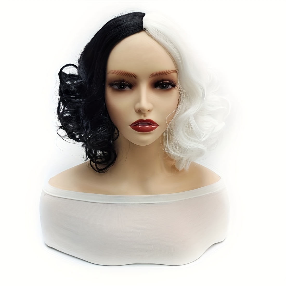 

Halloween 12 Inch Short Curly Hair For Women Synthetic Bob Wig For Halloween Costume Party Cosplay