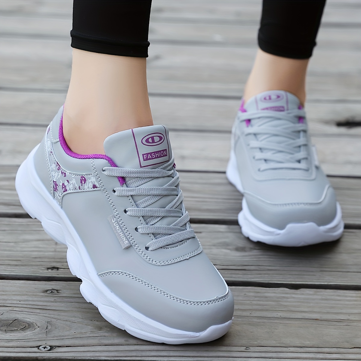 womens lace up fashion sneakers business casual shoes breathable