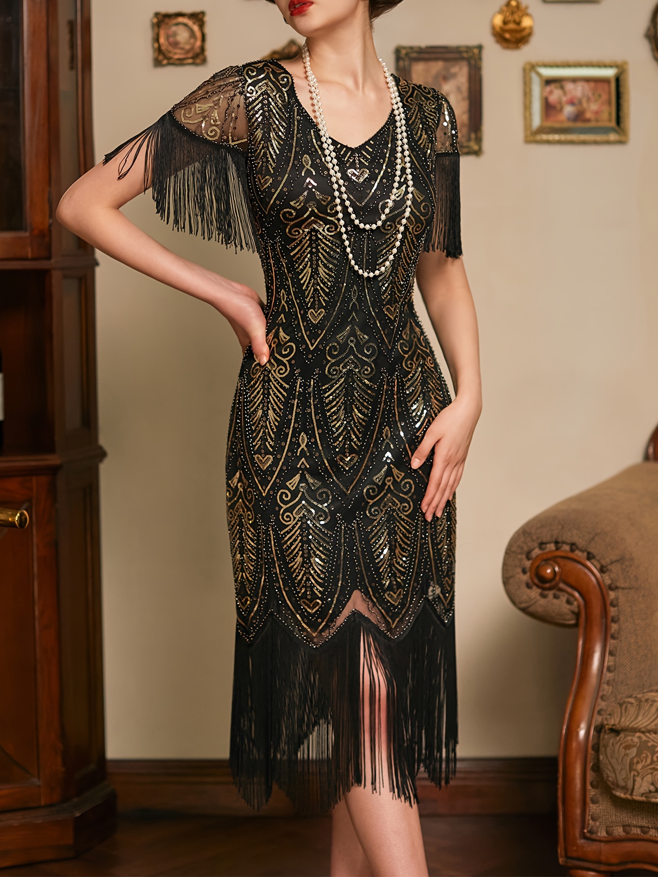 1920 dress sold on Temu United States