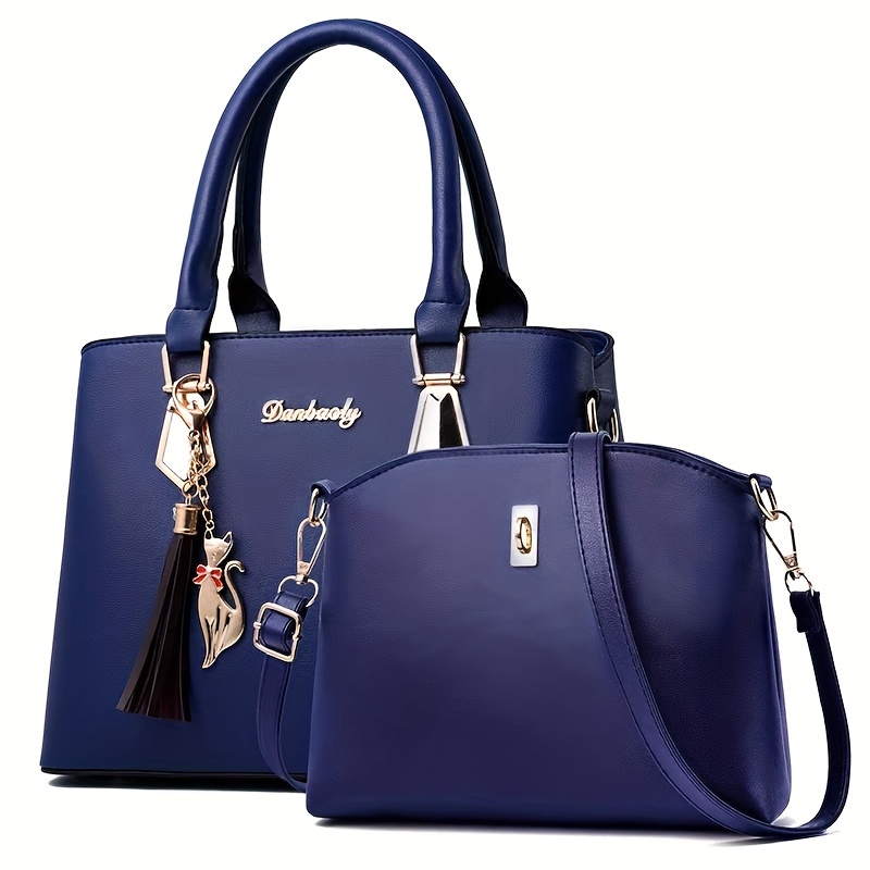 

Luxury Women's Handbag Set, Fashion , Leather, Shoulder & Crossbody Bag