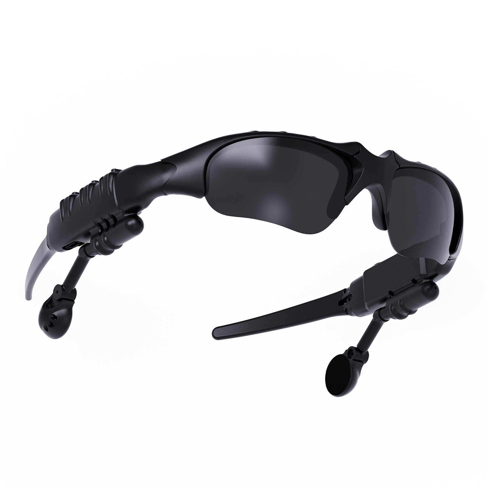 TEMU Ankriyul Wireless Glasses-style Headphones Featuring Volume Control, A , Usb Charging, And Noise-canceling Capabilities. Button Controls And Are