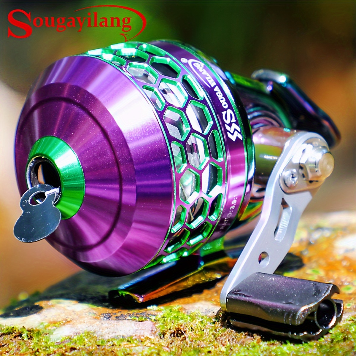 

Sougayilang Premium Metal Fishing Reel - 3.9:1 Gear , With Honeycomb Aluminum Spool, Easy-to-use For , , Hollow Aluminum