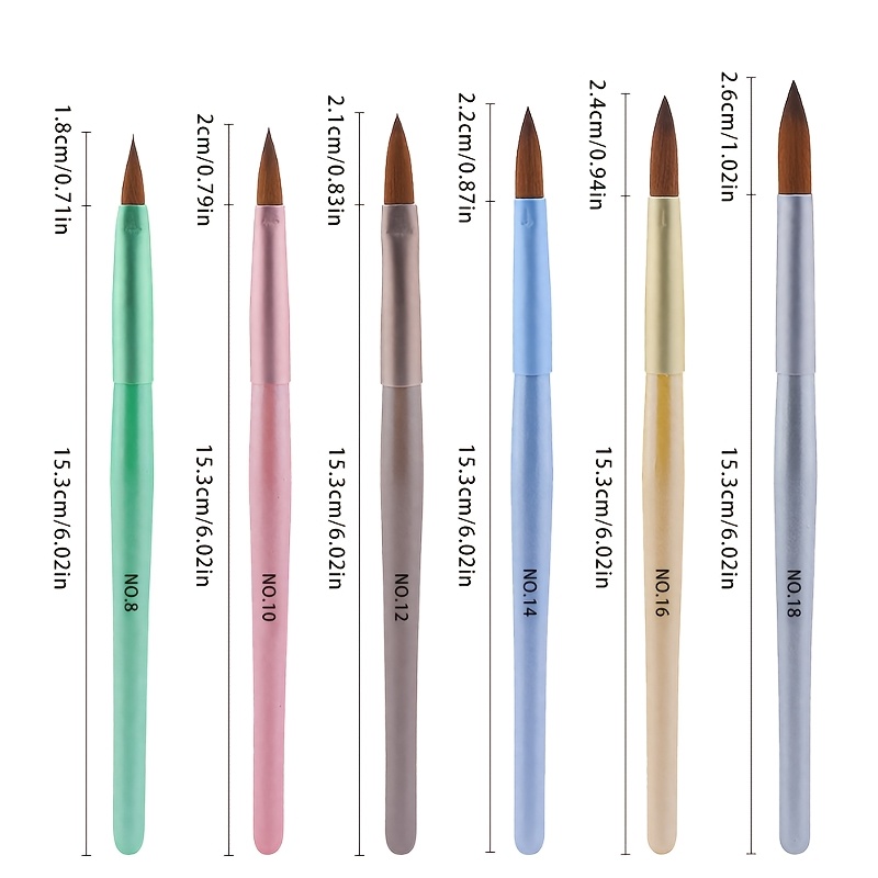 Random Nail Art Brush for Acrylic Extension