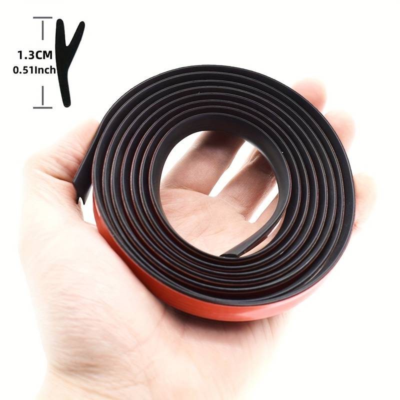 4m Rubber Seal Strip For Car Windows – Self-Adhesive Weatherstrip Edge Molding