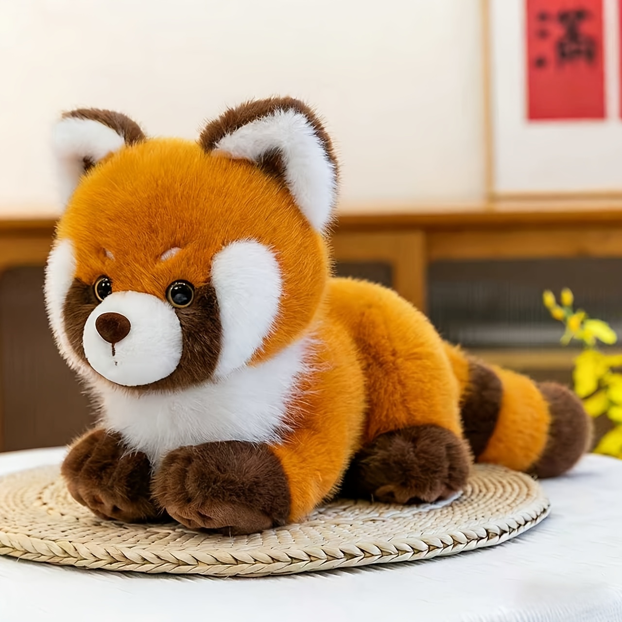 20cm 7 87inch cute realistic animal plush toy red panda fox   border collie   suitable for children   birthday and holiday gifts and   gifts