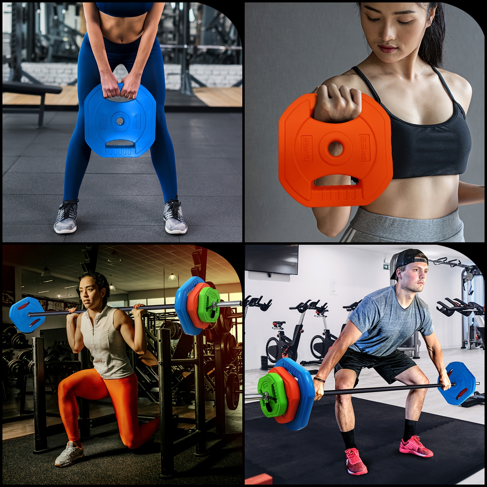 Adjustable Barbell Weight Set, Adjustable Free Weights for Home And Gym Workout, 40LB, Black