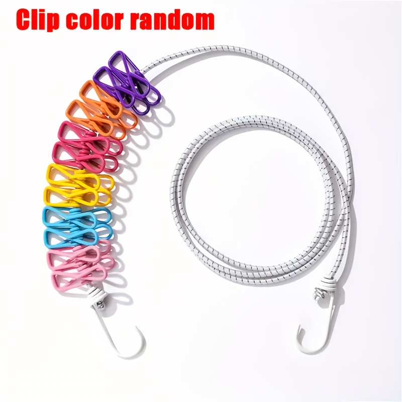 Aazon.co: Retractable Portable Clothesline Clothing Line With 12