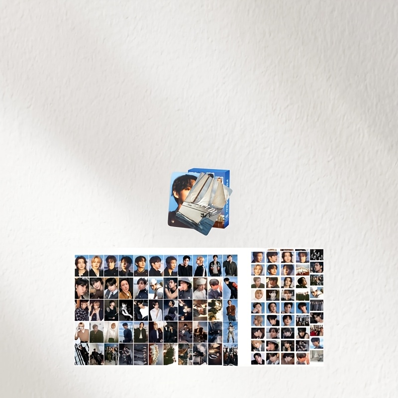 TEMU Set di 127 carte per nuovo album | 55 carte fotografiche + 72 adesivi | per decorare pareti/agende/feste | Regalo Valentino e compleanno