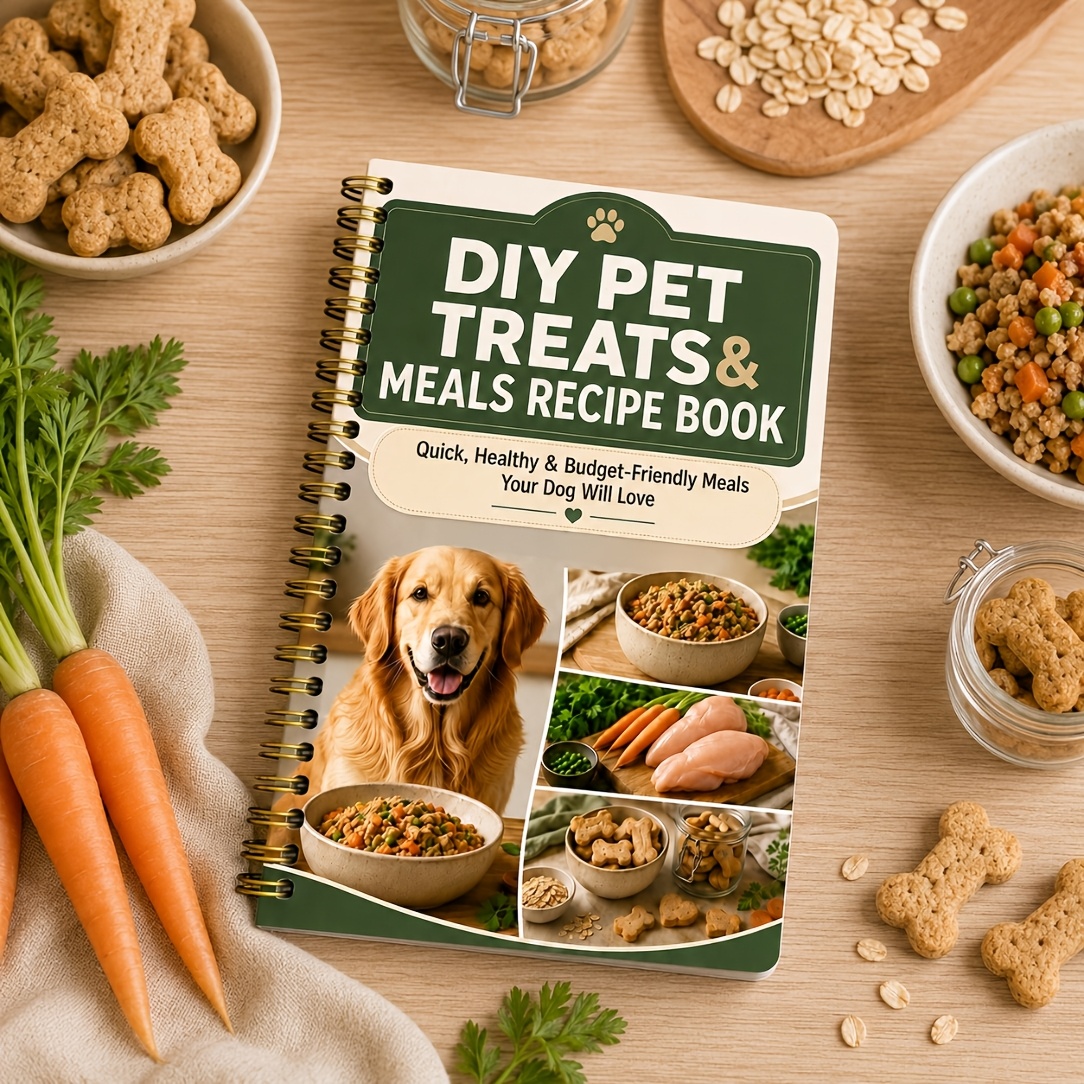 TEMU Homemade Manual: Homemade Dog Food - A5 Spiral-bound Manual For Making Dog Food And Treats, Portable And Durable. Nutrient- Diet Recipes With