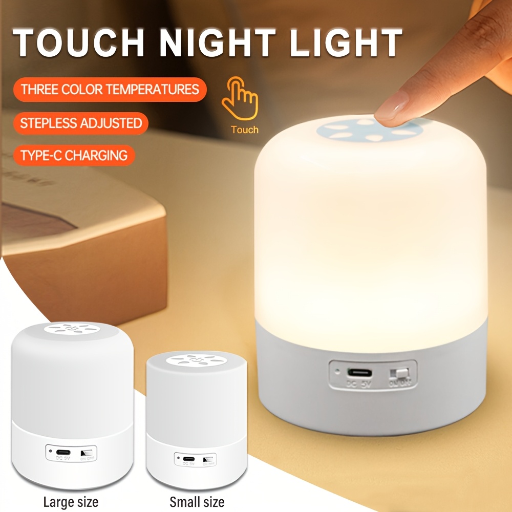 1pc led   lamp adjustable brightness for bedroom decor ideal for use in bedrooms living rooms   kitchens wardrobes and cabinets offering warm or white light Product details 0