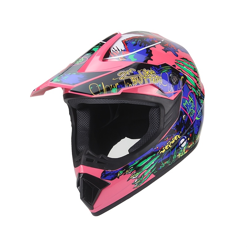 Christmas Gift Motorcycle Helmet, Women'S Helmet, Off-Road Youth Helmet,  Beautiful And * Helmet * Size 5