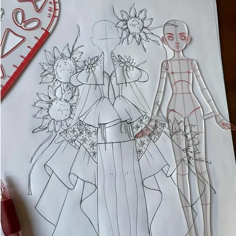 dress design templates FREE ! Dress form mannequin template for fashion design sketching The Croquis Studio