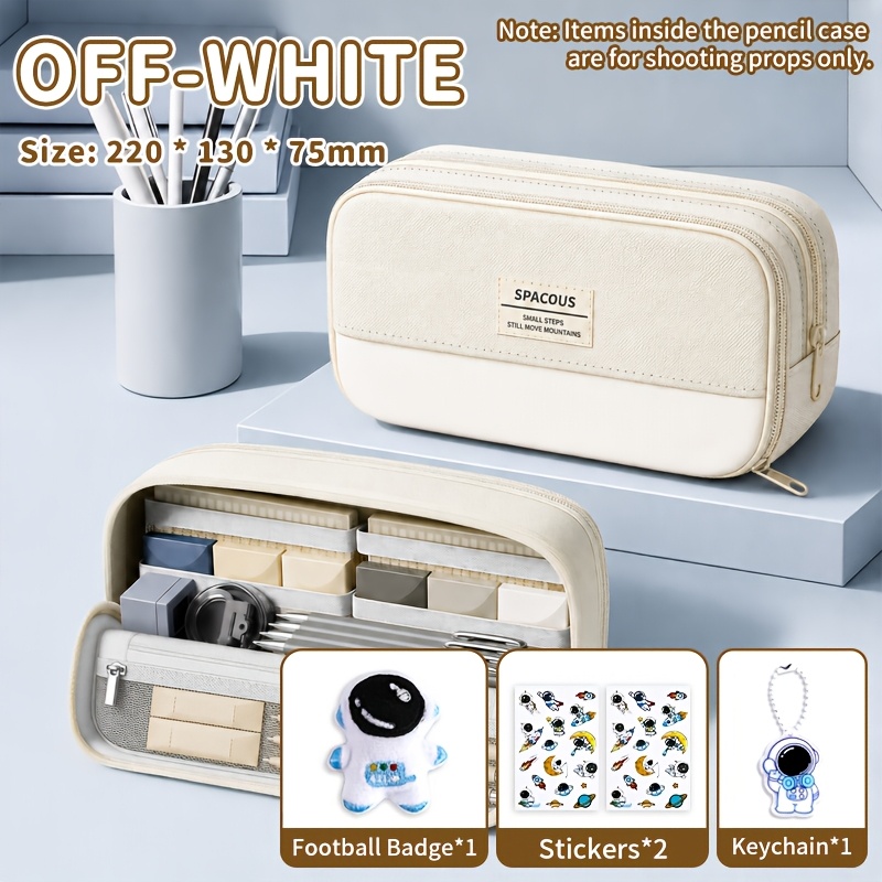 TEMU Long Standing Magnetic Pen Pouch For Large Capacity Junior Aesthetic Box ' Pencil Case