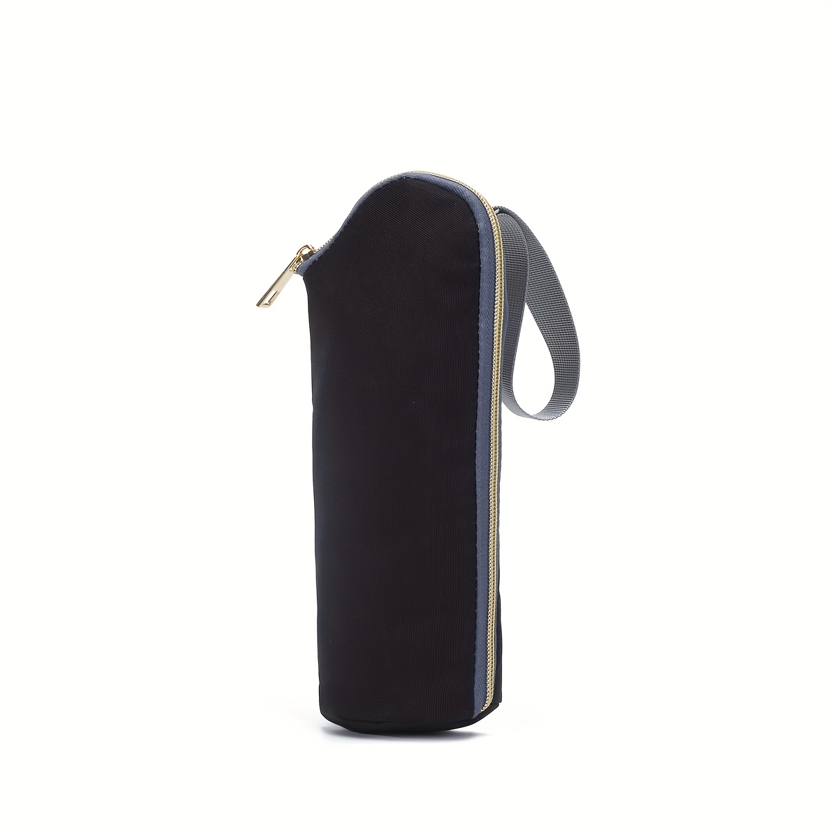 TEMU 1 Sac à Bouteille en Tissu Oxford, Film d'Aluminium Isolant, Sac à Bouteille Portable, Sac Maman pour Loisirs Air, Peut Être Accroché à un