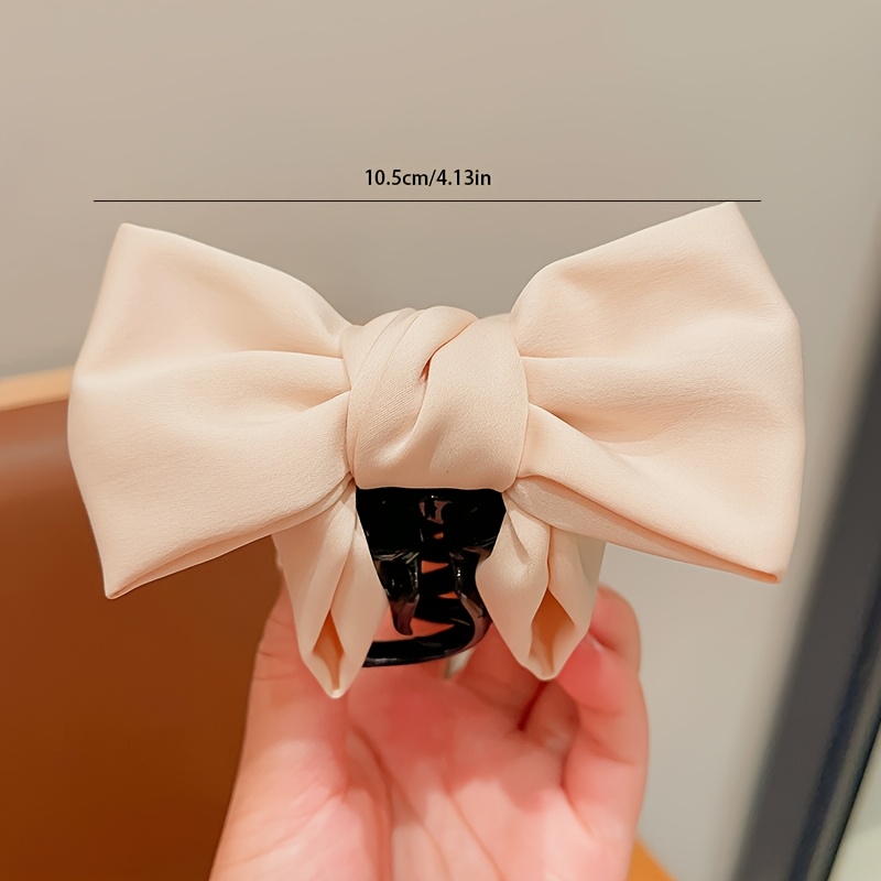 1 Women'S Fashion Elegant Bow Hairpin Grab Clip