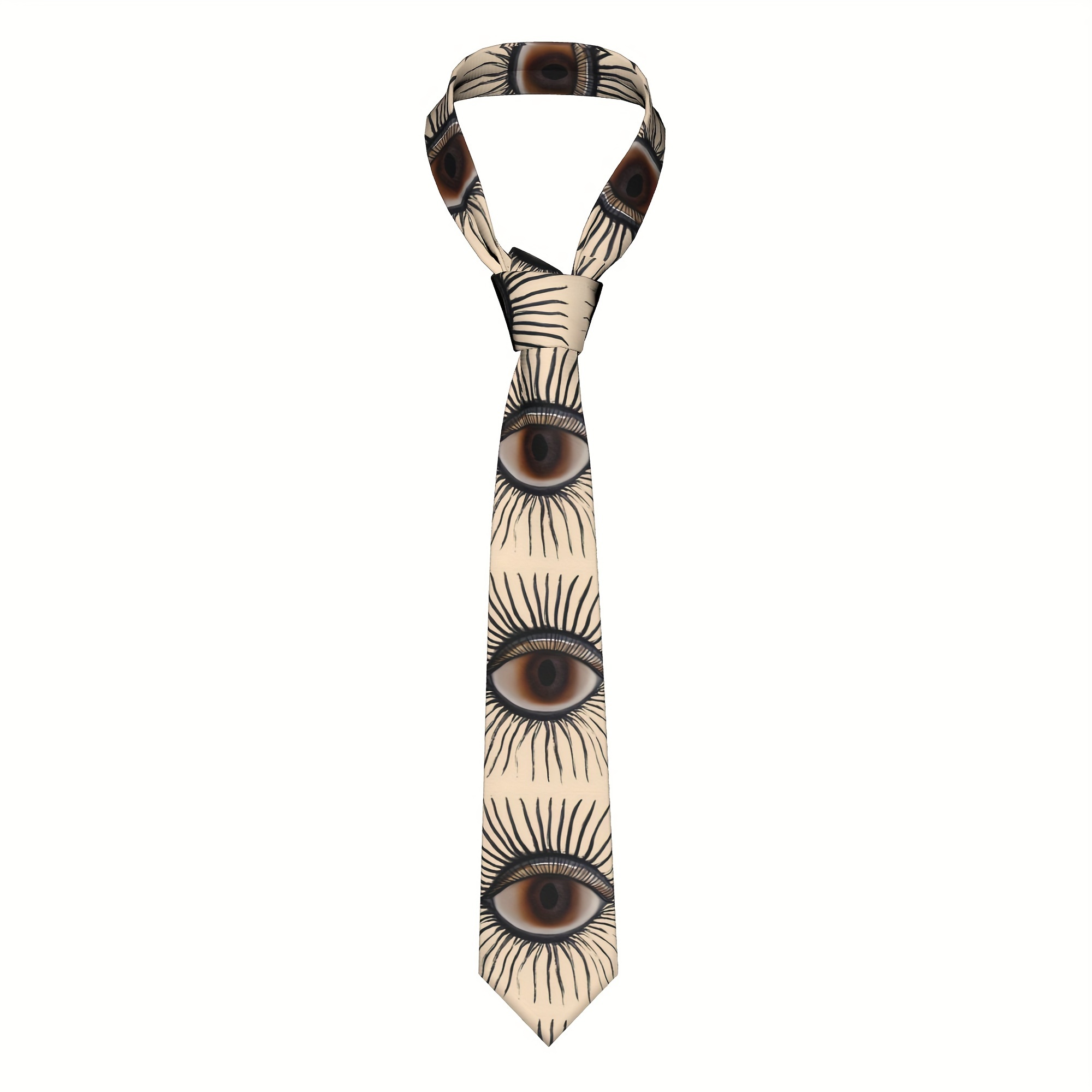 

Eye Pattern Tie Necktie, Shirt Accessories, Party Decoration For Men