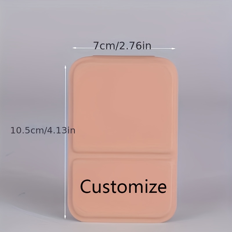 Custom Engraved Mini Makeup Mirror with Personalized Text