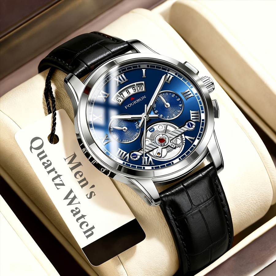 Fully Automatic Quartz Watch with Minimalist Design