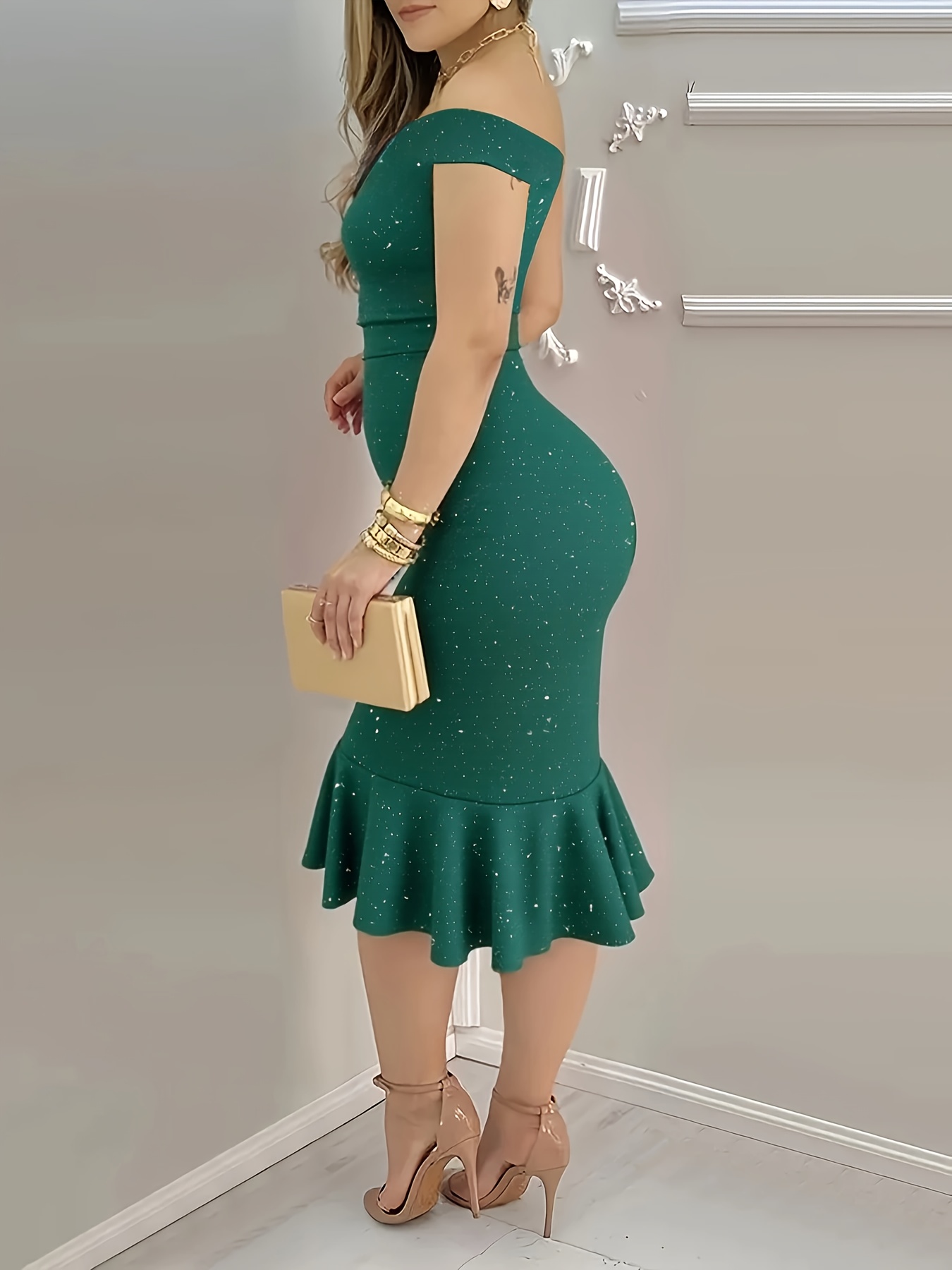 sachin and babi light blue dress Green Sequin Cocktail Dresses main image 0