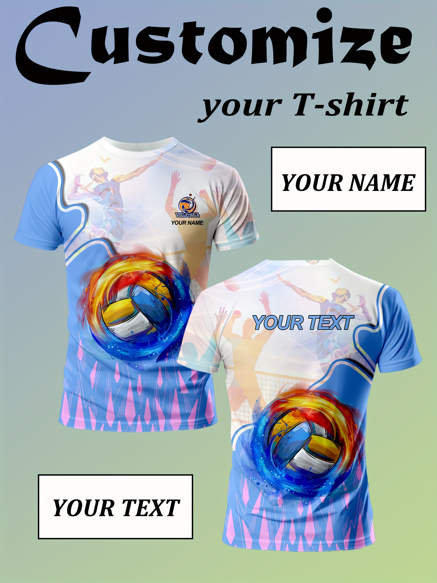 custom short sleeve volleyball shirts a stylish theme - Temu Oman