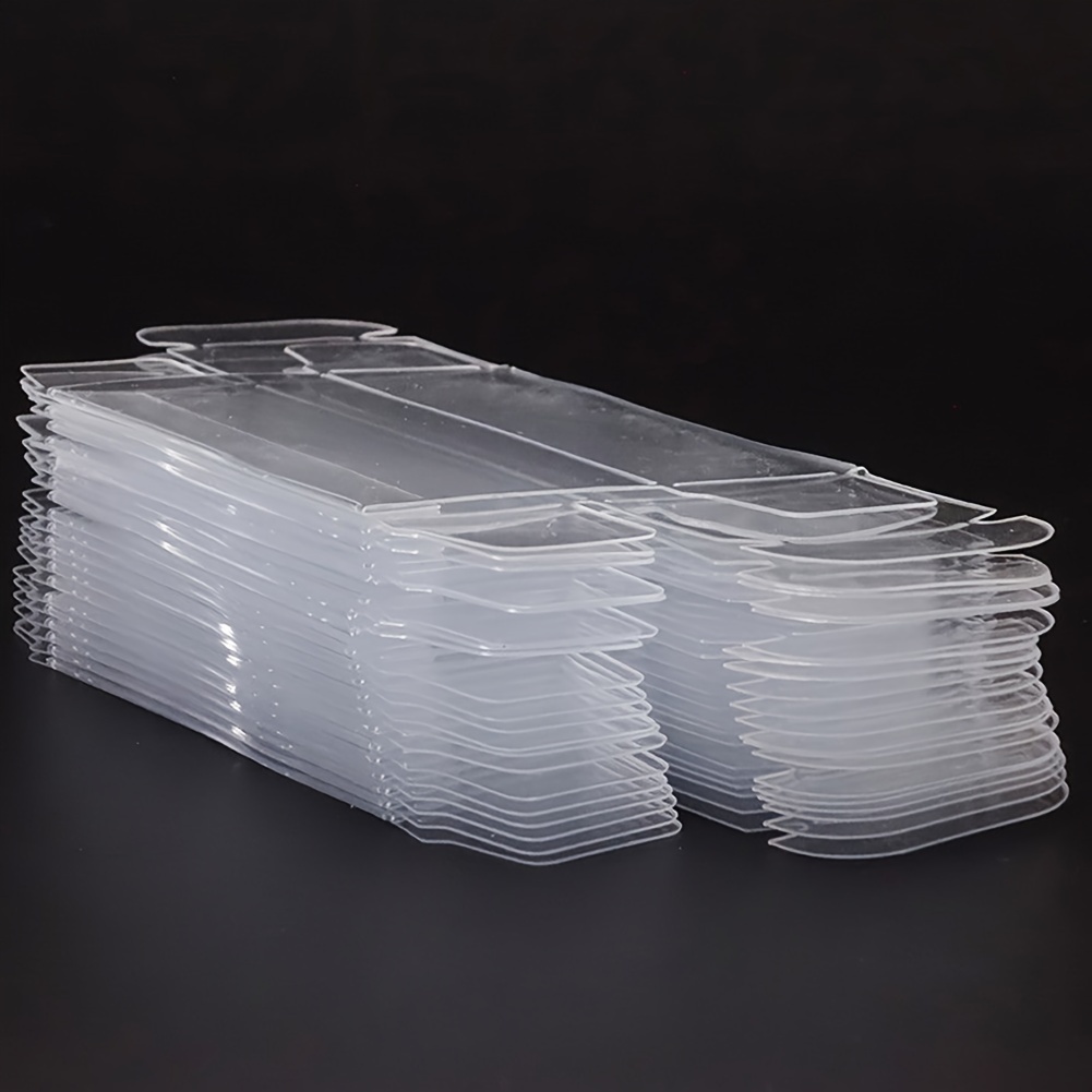 

Versatile Clear Pvc Display Cases - 10/25/50 Piece, Easy Assembly, Multi-purpose Storage & Protection Boxes For Collectibles, Dustproof, Ideal For Home Or Office Organization
