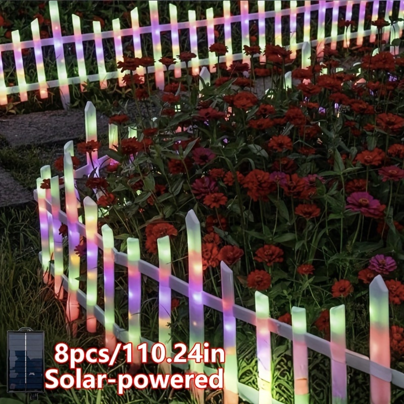 

Outdoor Courtyard Garden Home Solar Lights Fence Lights Love Small Waves To Add Height And Brightness