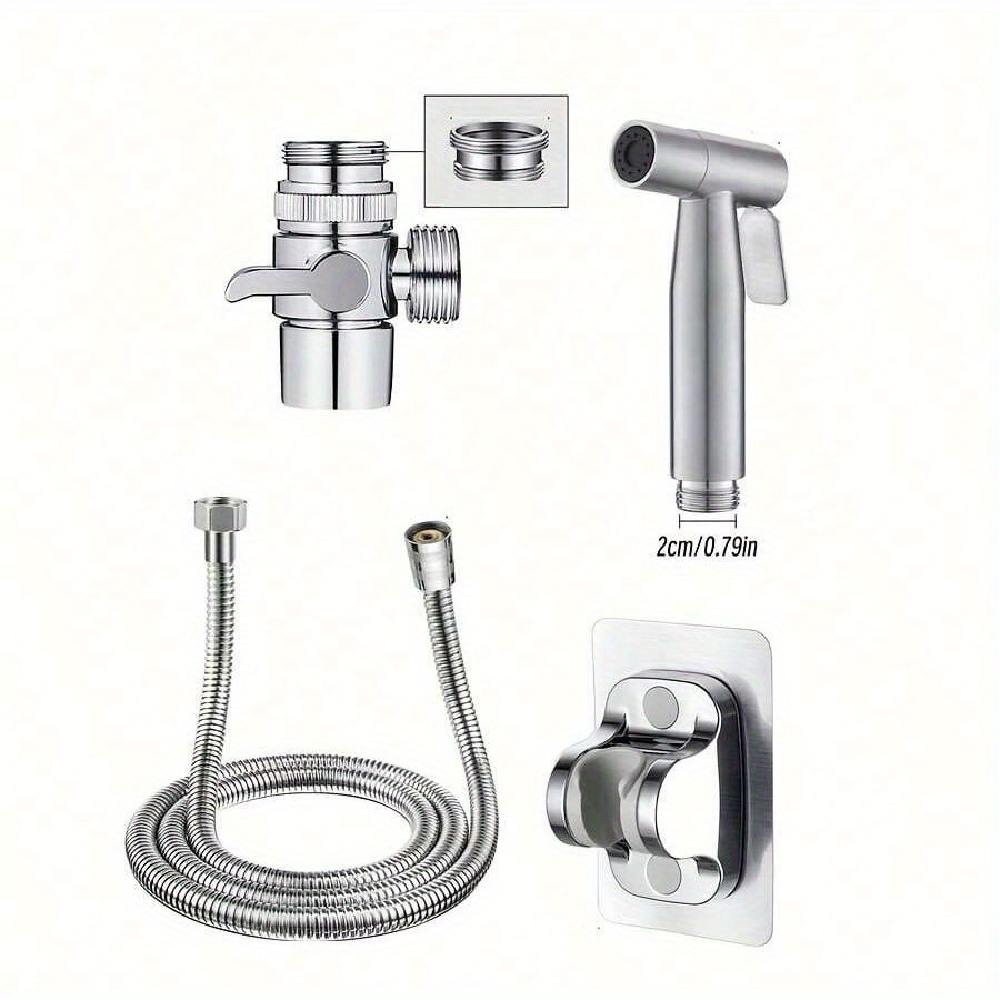 304 Spray Gun Silver + 1.5 Silver + Ledge Silver + Single Diverter:
